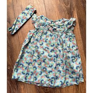 Maggie and Zoe Baby Girl Dress with Heaband Size 12M